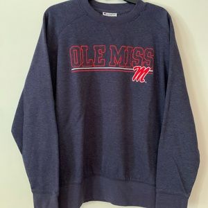 Classic Men’s Medium official Champion Ole Miss sweatshirt- NEW